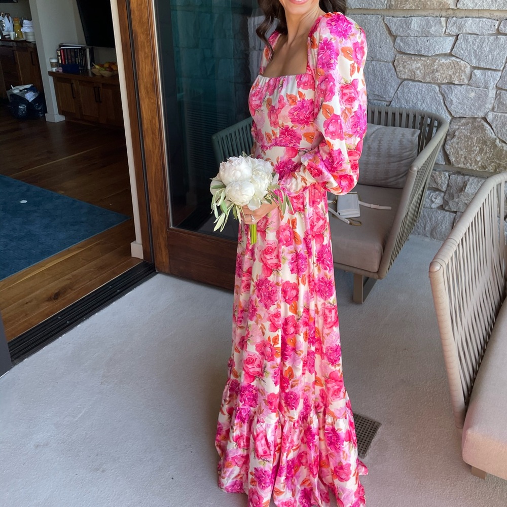Alamour The Label Melia Floral Gown